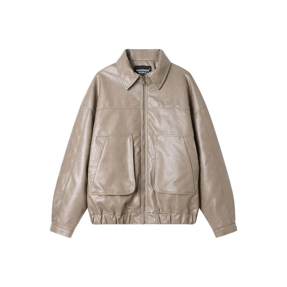 DANGEROUSPEOPLE Puffer Jacket Unisex Camel
