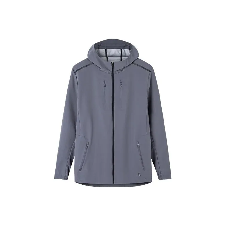 ANTA RUNNING Collection Дышащая ветровка мужская серая