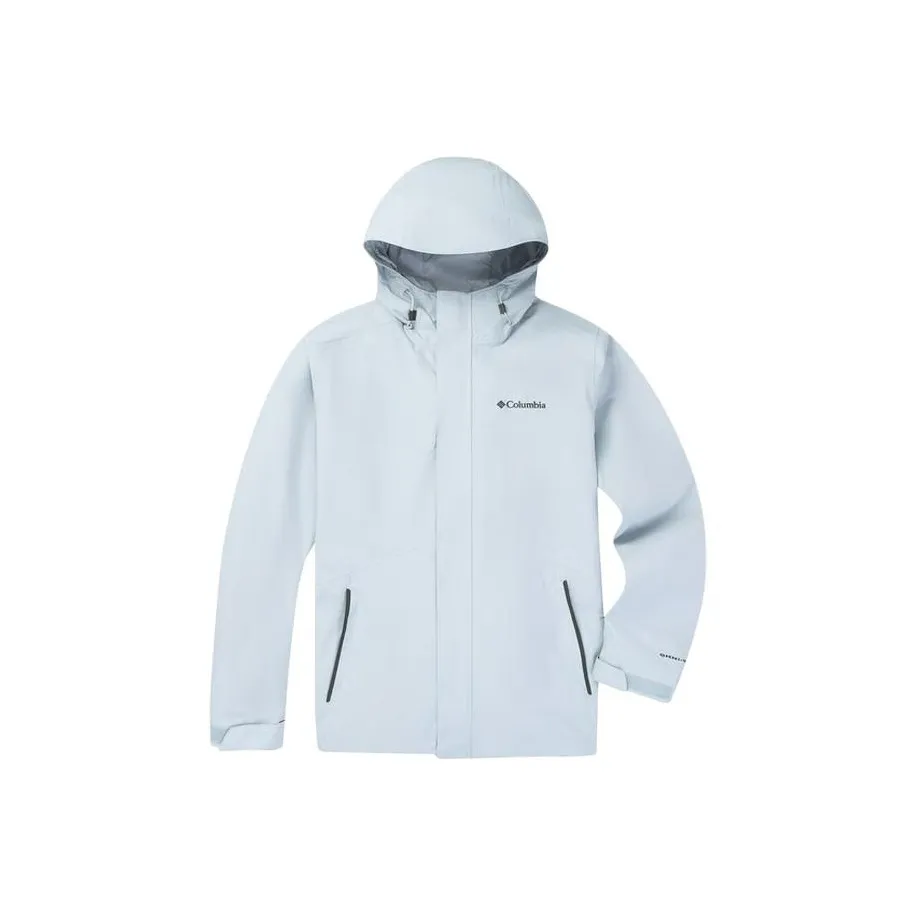 Columbia Outdoor Hiking Waterproof, Windproof, Thermal, Quick Dry Windbreaker Jacket Unisex Cirrus Gray