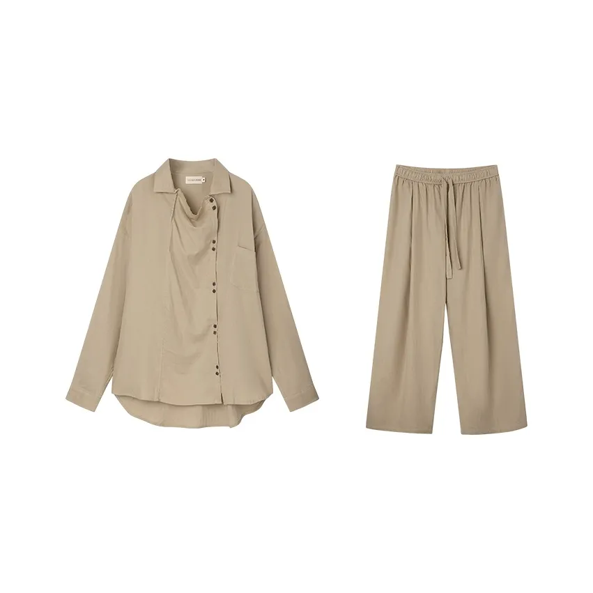 CICADAHOME Пижамный комплект Женский Белый Чай