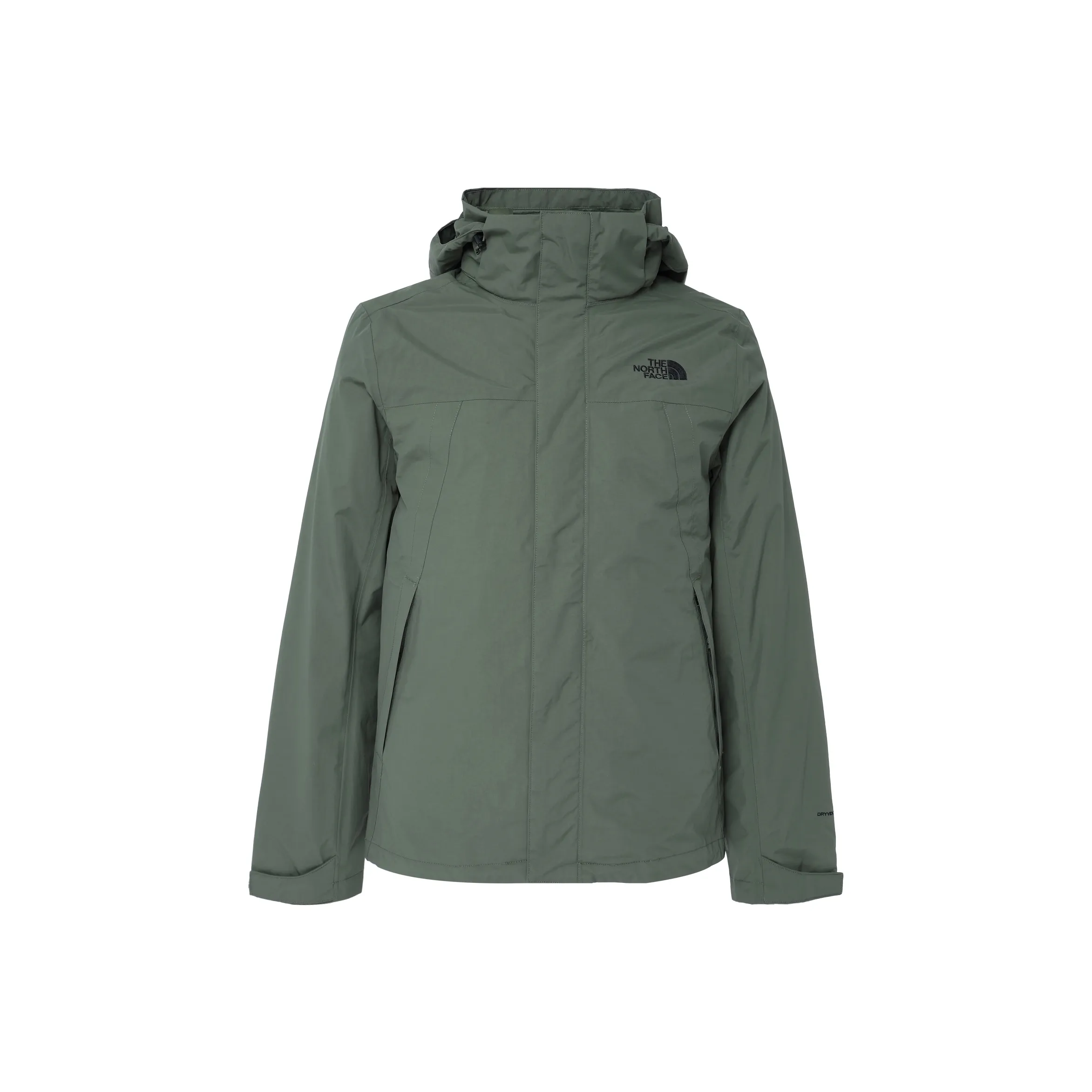 THE NORTH FACE Outdoor Hiking Water Resistant Windproof UV Protection Warm Windbreaker Jacket Men's Green