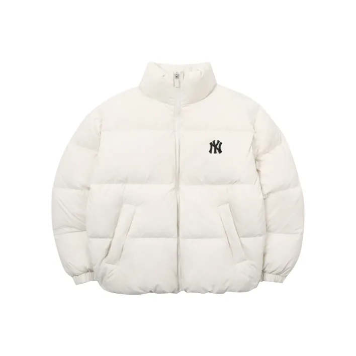 MLB Down Jacket Winter, Cropped Unisex Ecru