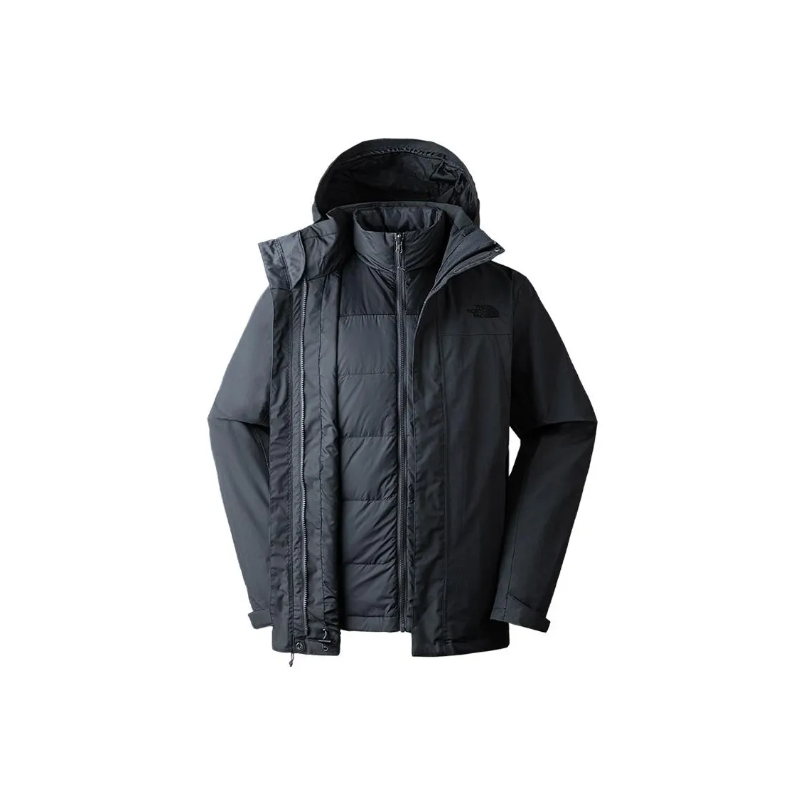 THE NORTH FACE City Outdoor Collection Поход Водонепроницаемый и Ветрозащитный для Сохранения Тепла Ветровка Мужская Серого цвета