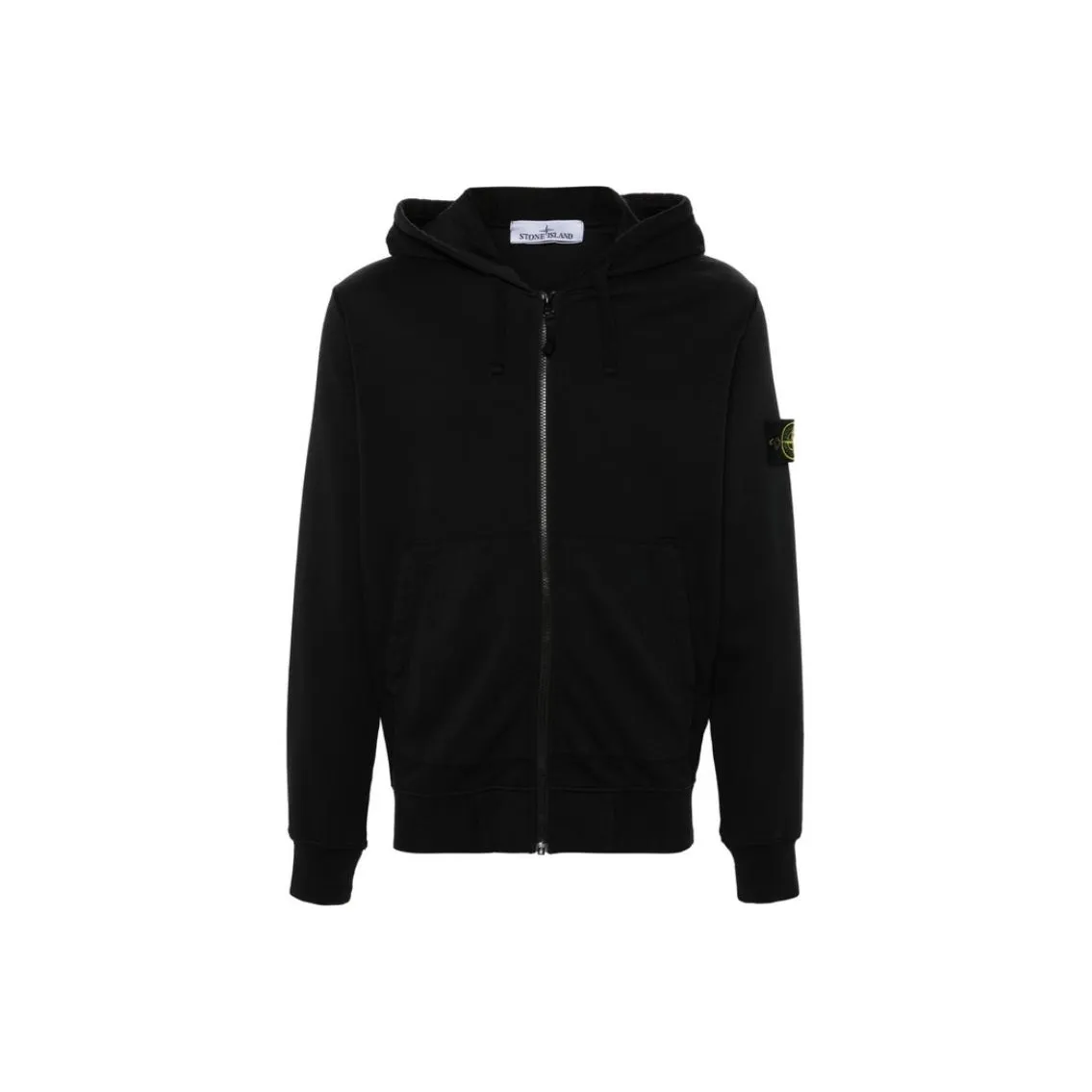 STONE ISLAND Compass Patch Zip Up Hoodie
