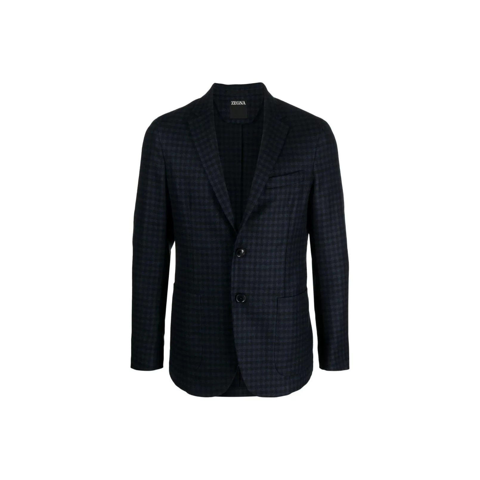 Zegna Business Suit Coat Men's Marine Blue