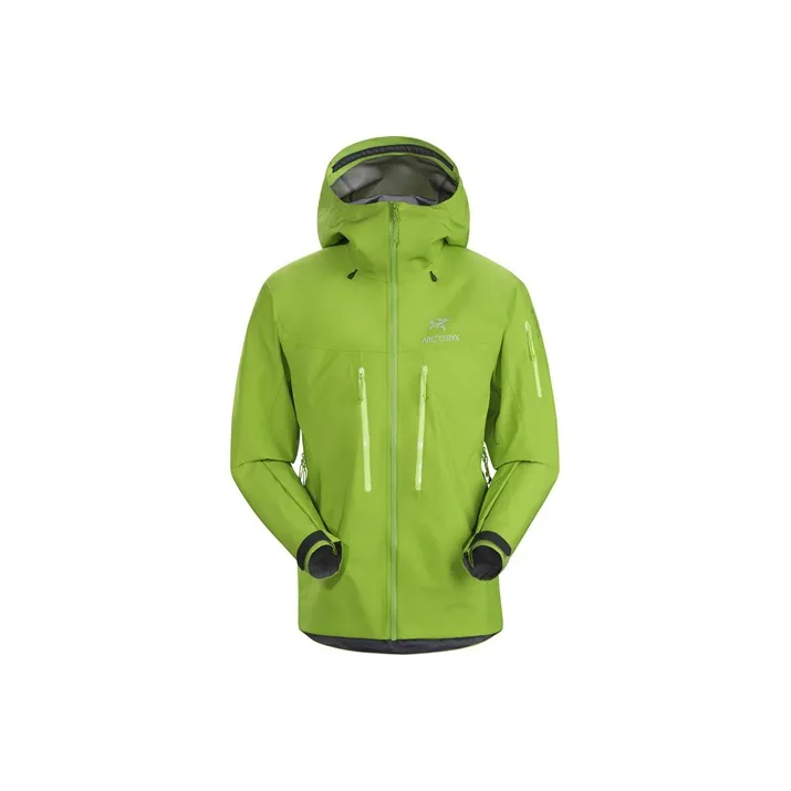 Arcteryx ALPHA SV Outdoor Hiking Water Resistant Windproof Breathable Windbreaker Jacket Men's