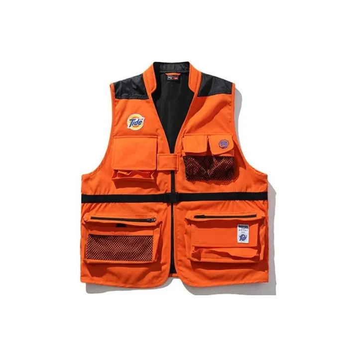 Tide X LINING Vests Men's Orange