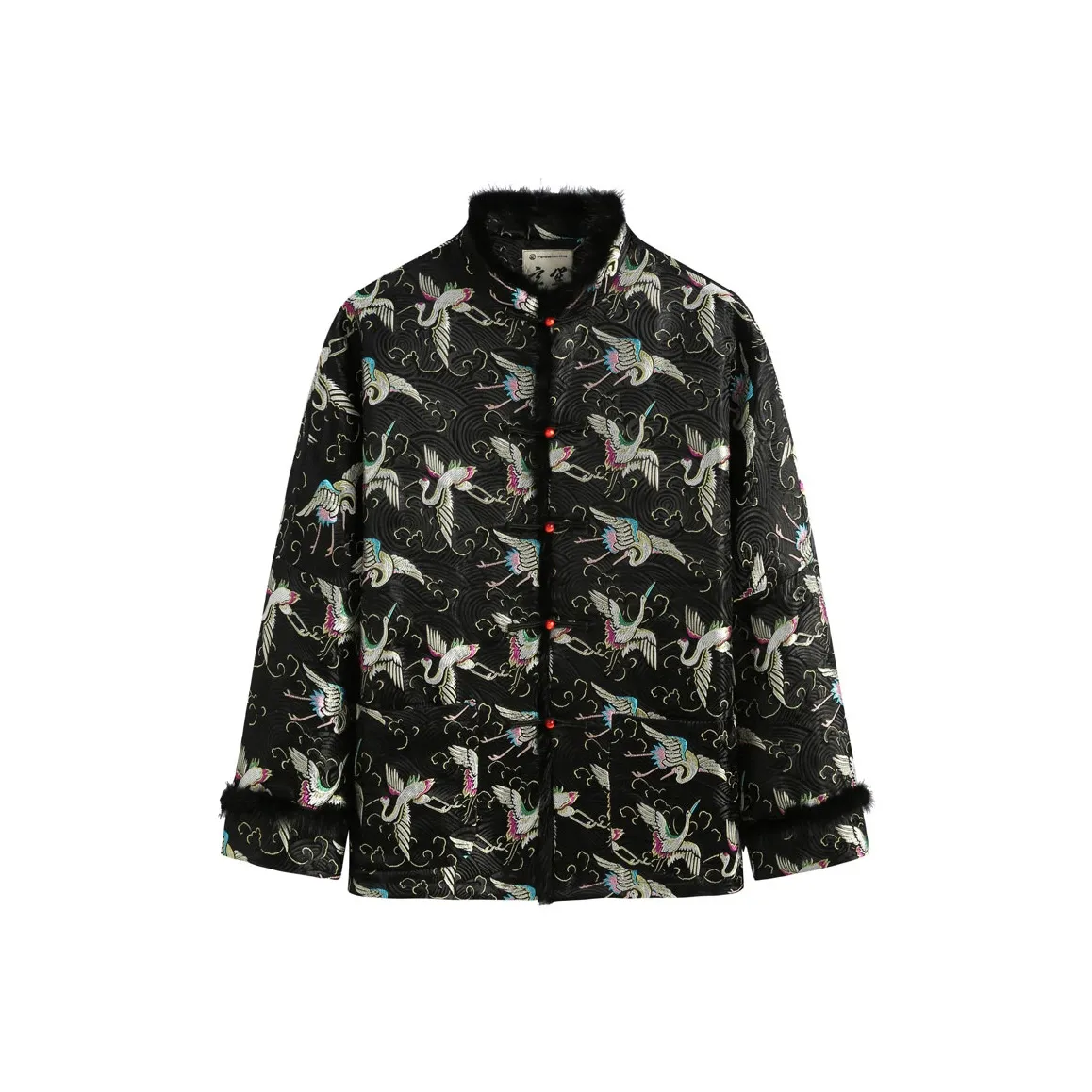 XUANSHENG Хлопковый пуховик Мужской Origami Crane