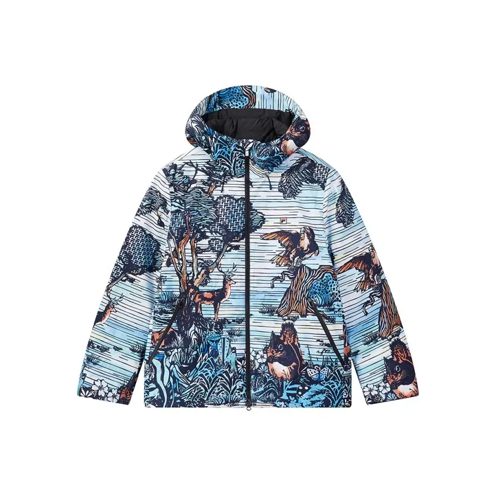 FILA Down Jackets Men's Forget Me Not Blue