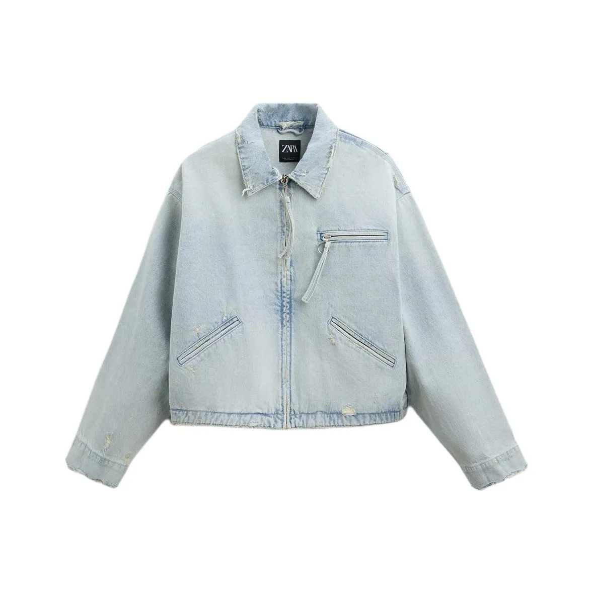 ZARA Jackets Coats Men
s Light Blue