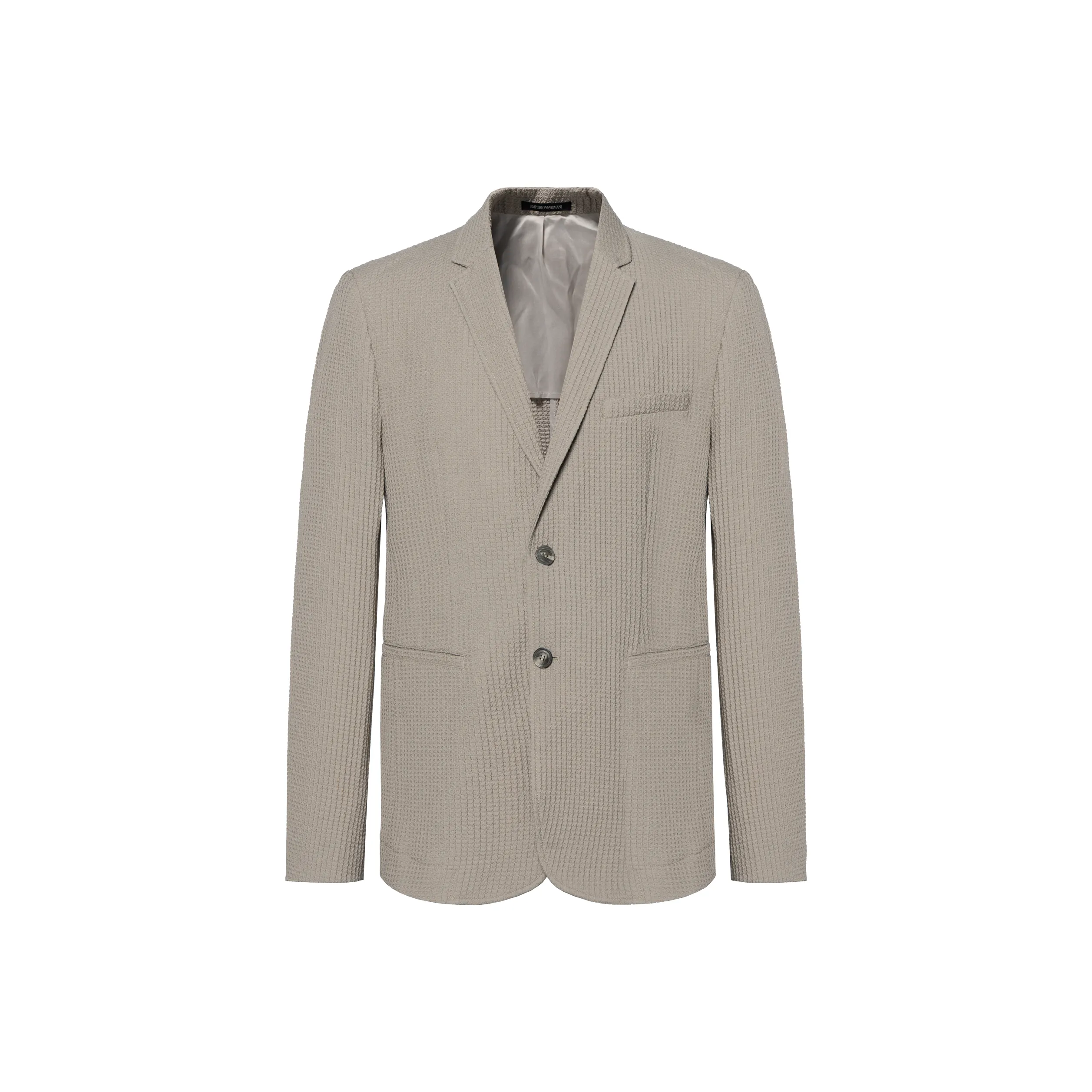 EMPORIO ARMANI FW23 Business Suit Coat Men's Light Linen