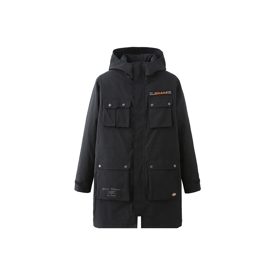 Dickies Хлопковый пуховик Мужской Черный