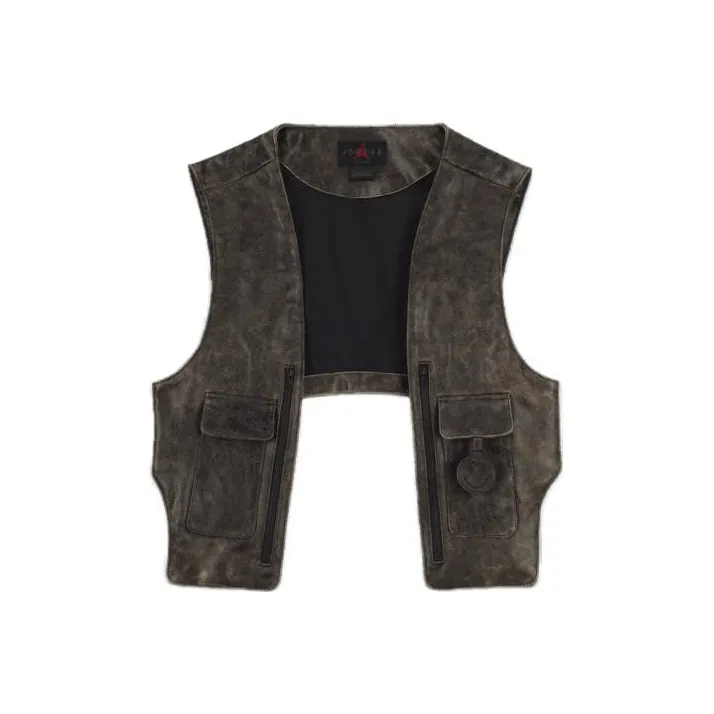 Jordan black jordan X J Balvin Collection Vest Asia Version Unisex Brown