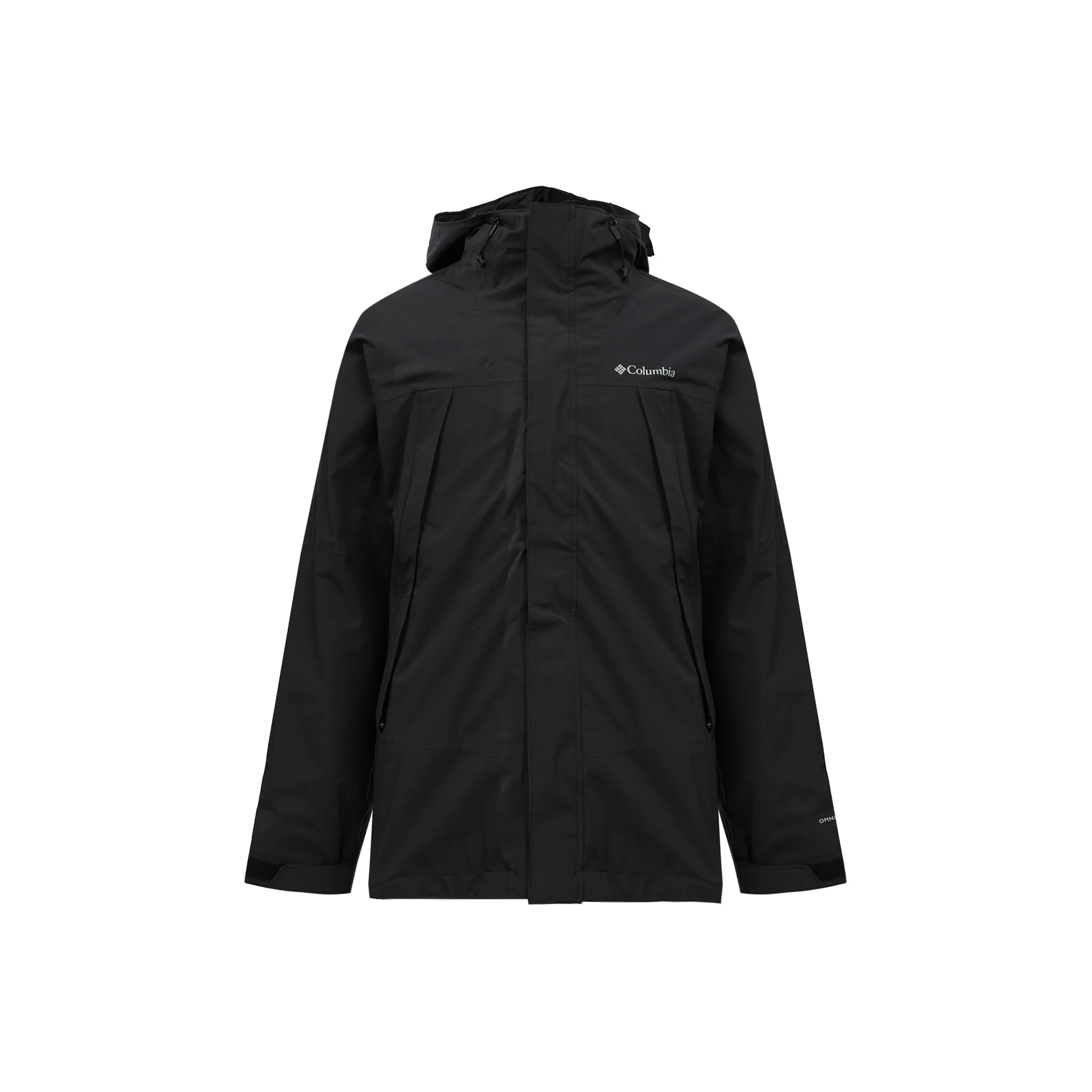 Columbia Omni Heat Water Resistant Windbreaker Jacket Men's Black
