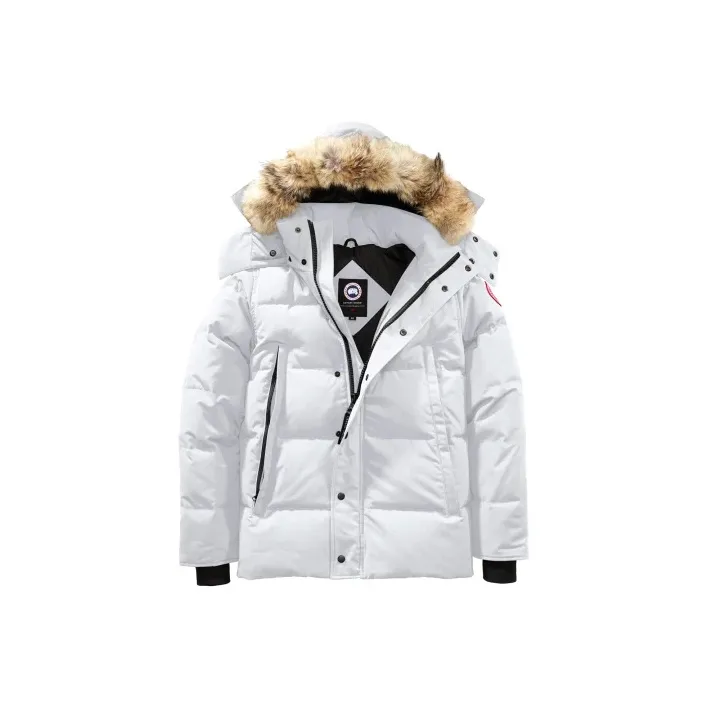 Canada Goose Wyndham Series Down Jacket Winter Men
s Polaris White