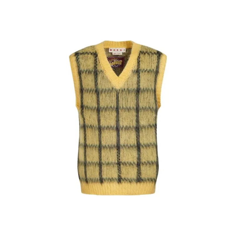 MARNI Checked Sleeveless Jumper