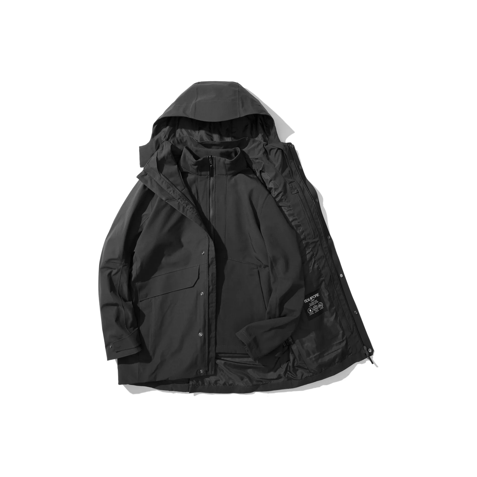 Jack Wolfskin Водонепроницаемый Ветрозащитный Дышащий Водоотталкивающий ветровка Мужской