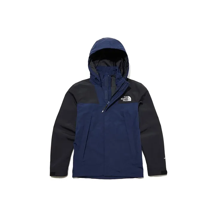 The North Face Темно-синяя унисекс ветровка