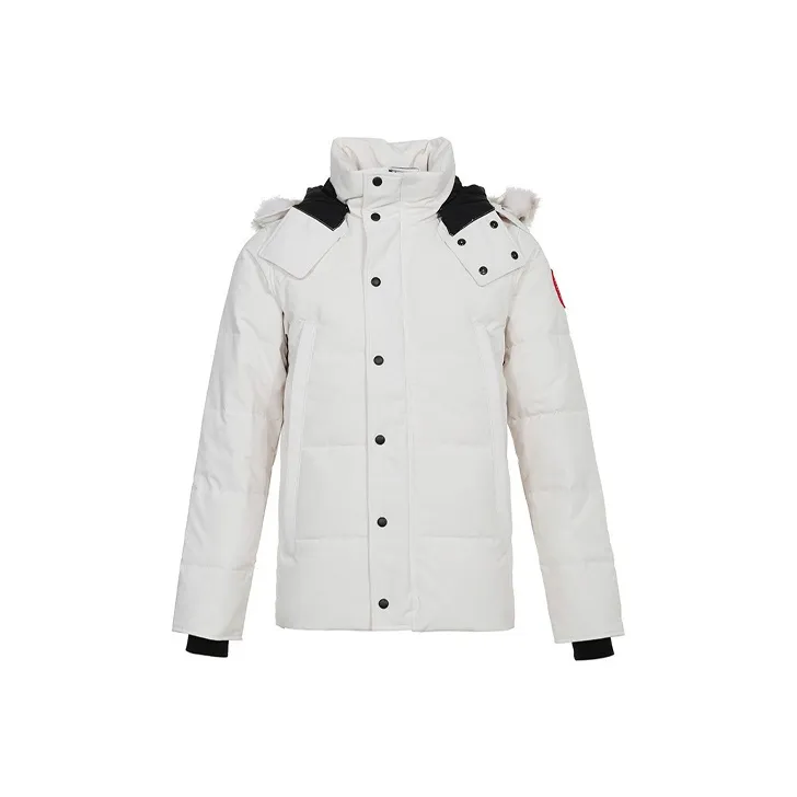 Canada Goose Wyndham Series Down Jacket Winter Men's Dawn White