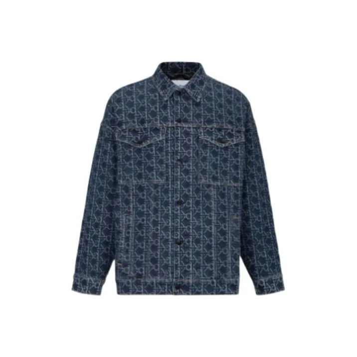 CALVIN KLEIN FW22 Denim Jacket Men's Dark Blue