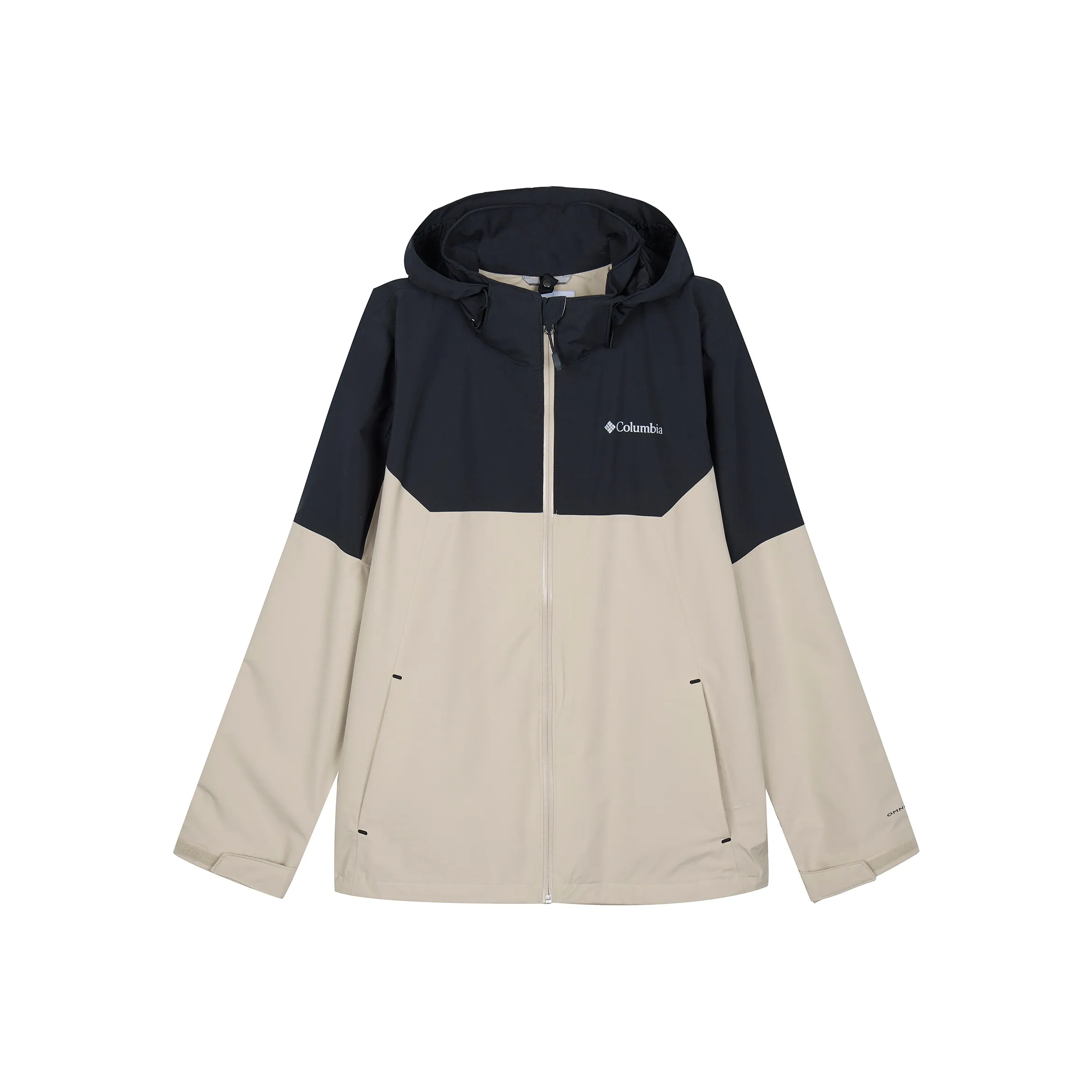 Columbia Водонепроницаемый Ветровка Унисекс Экрю