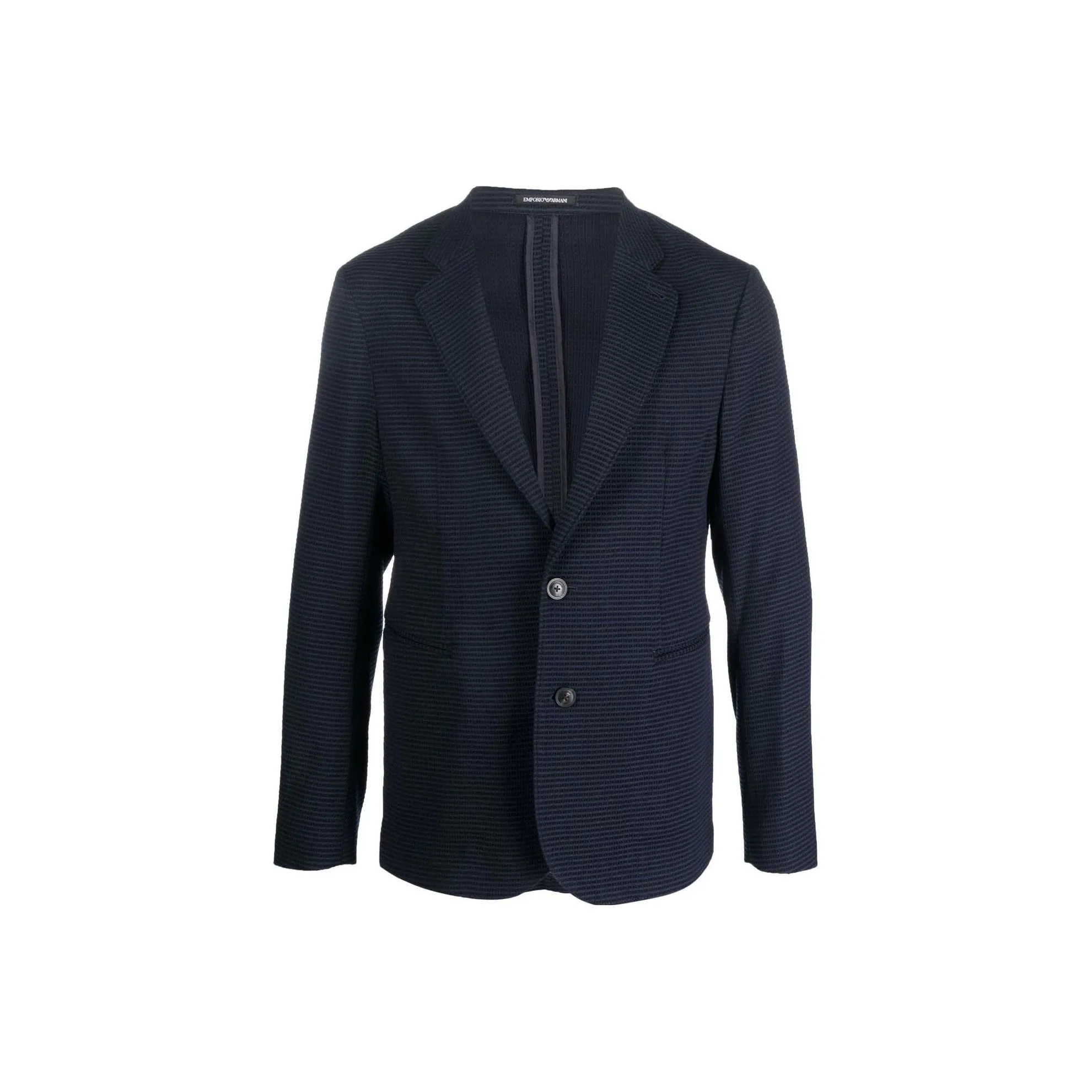 EMPORIO ARMANI SS23 Бизнес-костюм Куртка Мужская Синяя