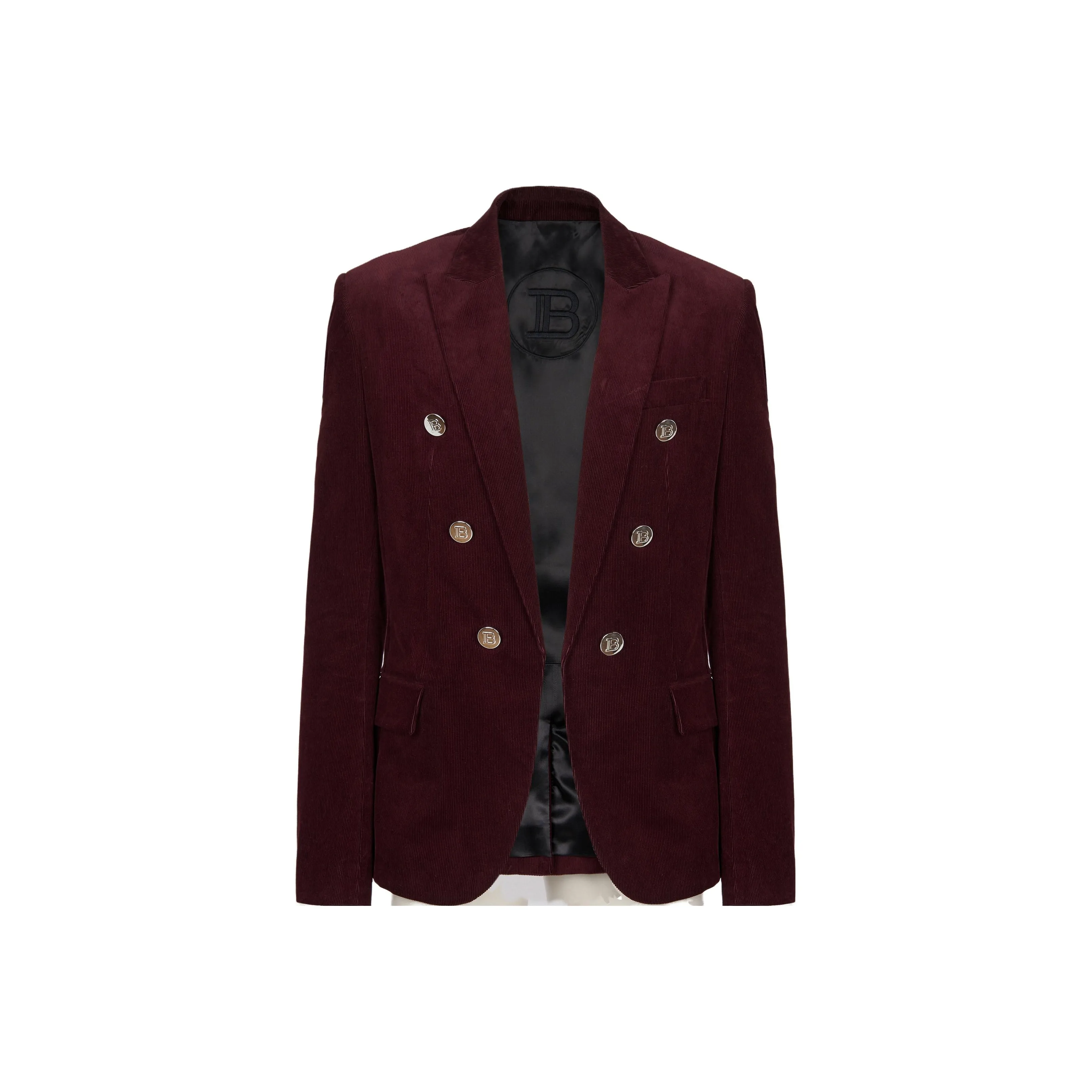 BALMAIN Double Breasted Corduroy Blazer
