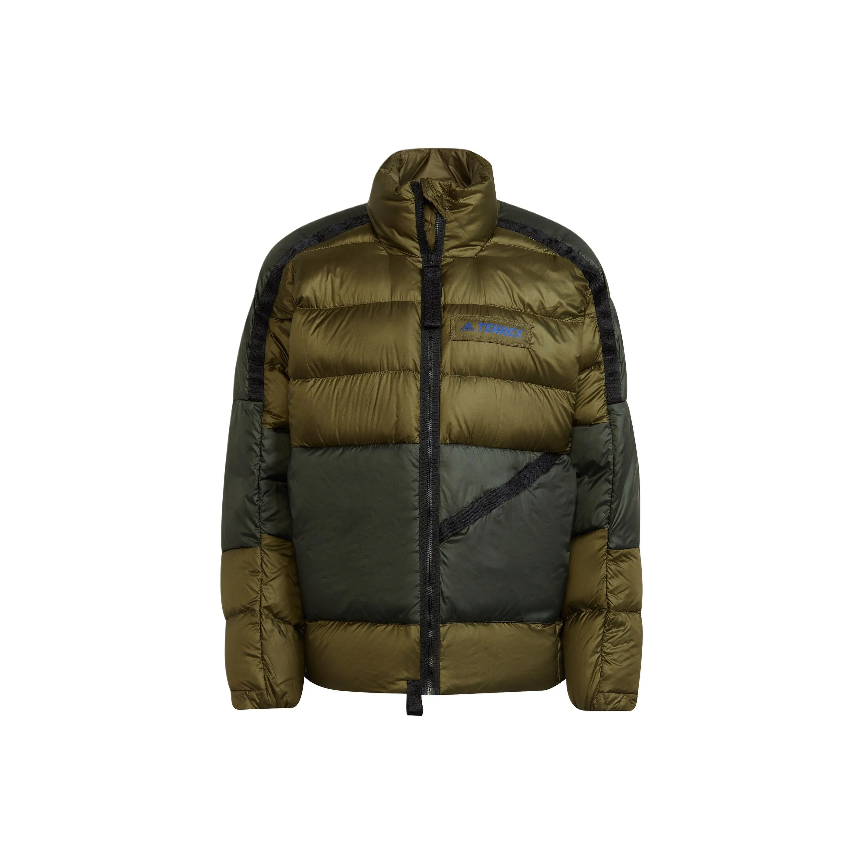 Adidas Пуховик Мужской Темно-оливковый зеленый Deep Earth Brown