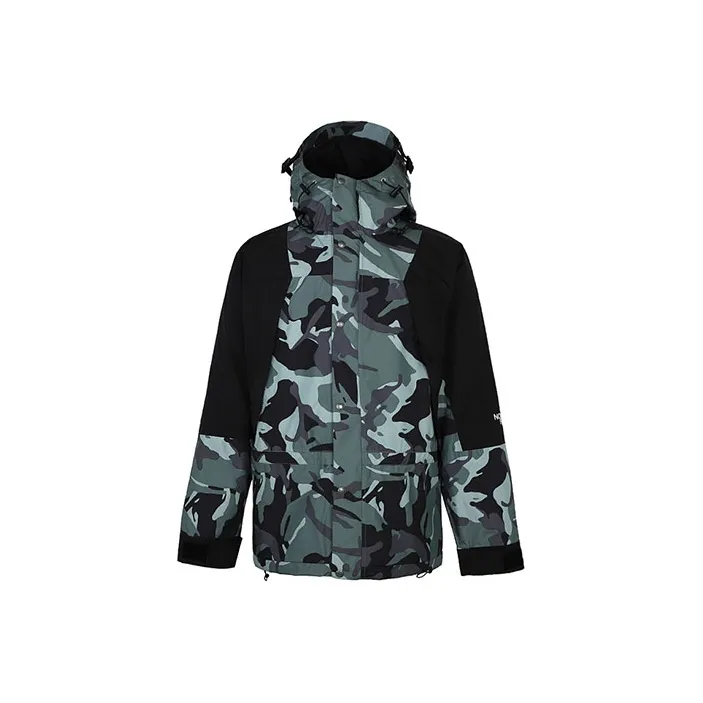 THE NORTH FACE Antora Outdoor Hiking Waterproof And Windproof Windbreaker Jacket Mens Blue 1994 Collection Outdoor Hiking Windproof And Wear Resistant Windbreaker Jacket Men's Multicolor