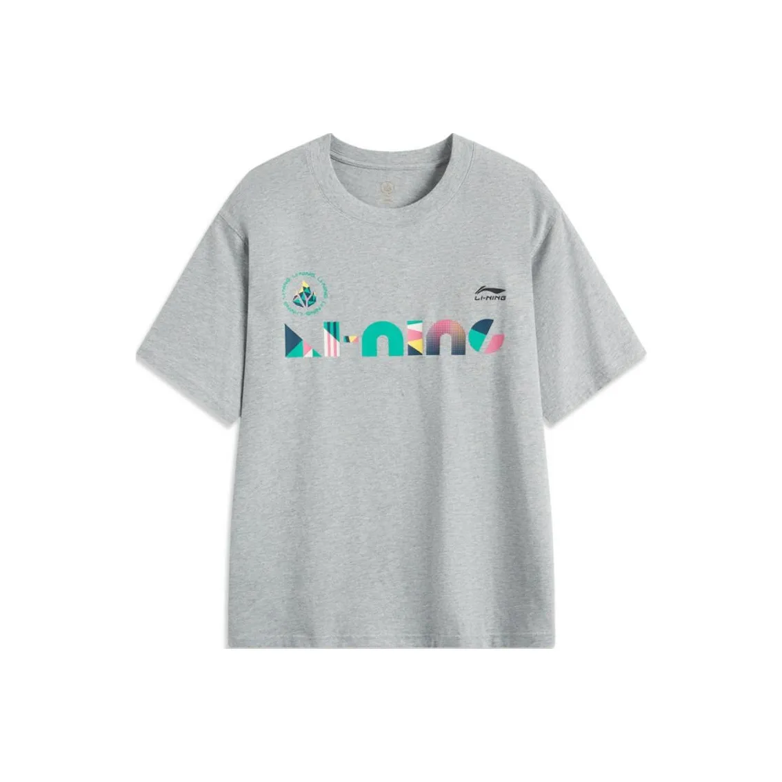LINING Sports Trend Series T-Shirt Унисекс Фотиния Серый