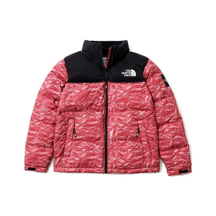 THE NORTH FACE Novelty Eco Nuptse Down Jacket Ls Red Unisex Korea Version