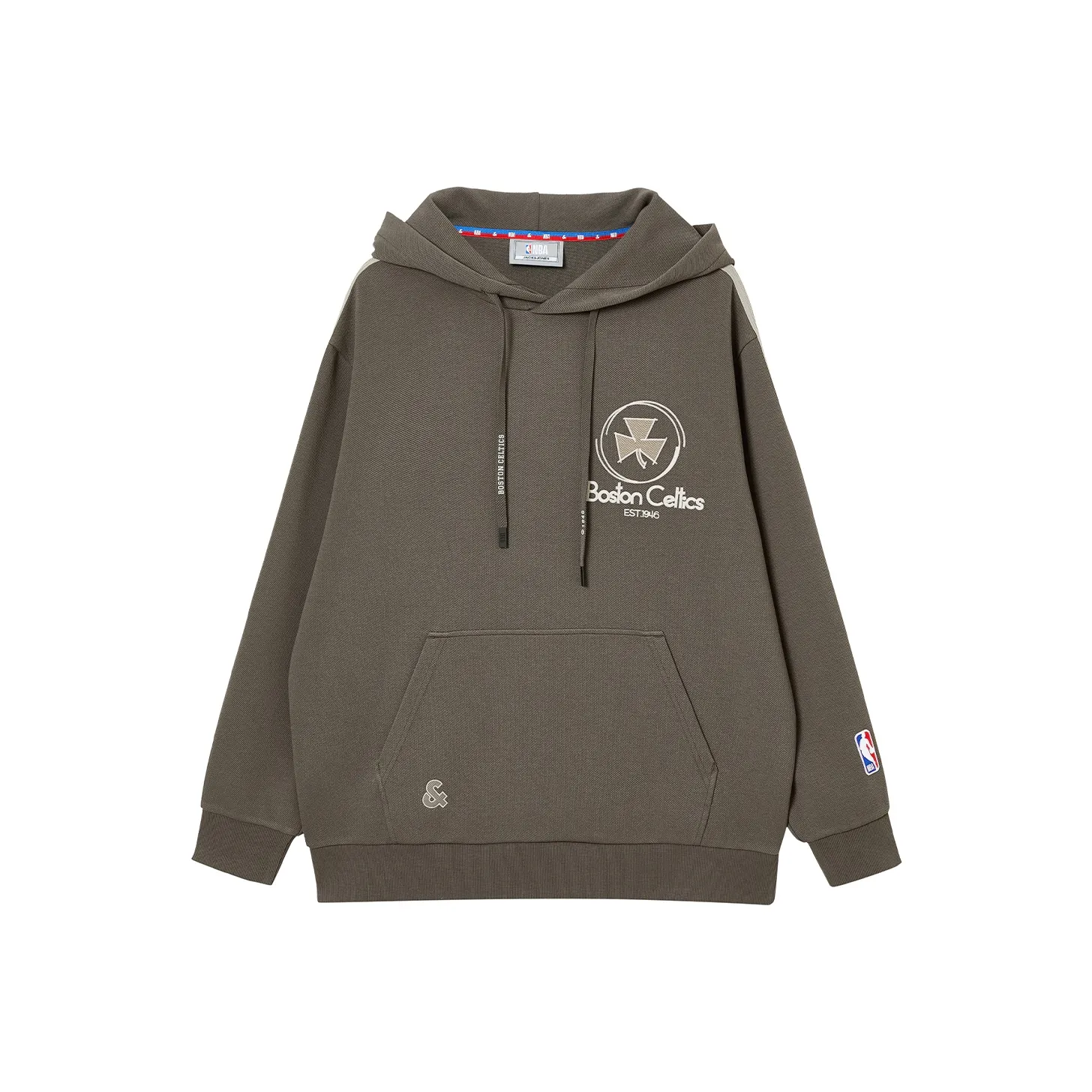 JACK JONES· X NBA Boston Celtics Team Весна Толстовка Мужской Черный Оливковый