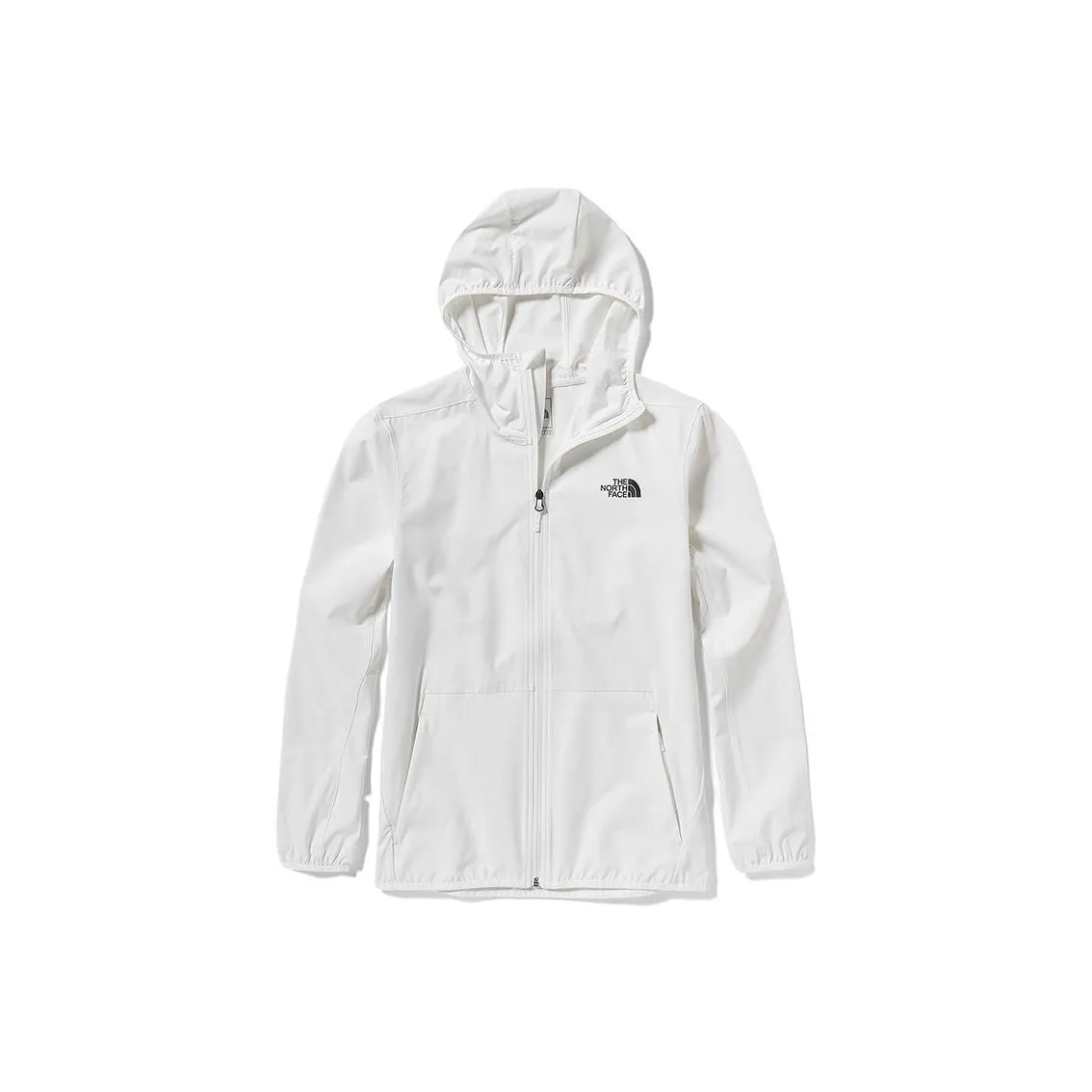 Sandals & Flip Flops Men's Logo Hooded Windbreaker White