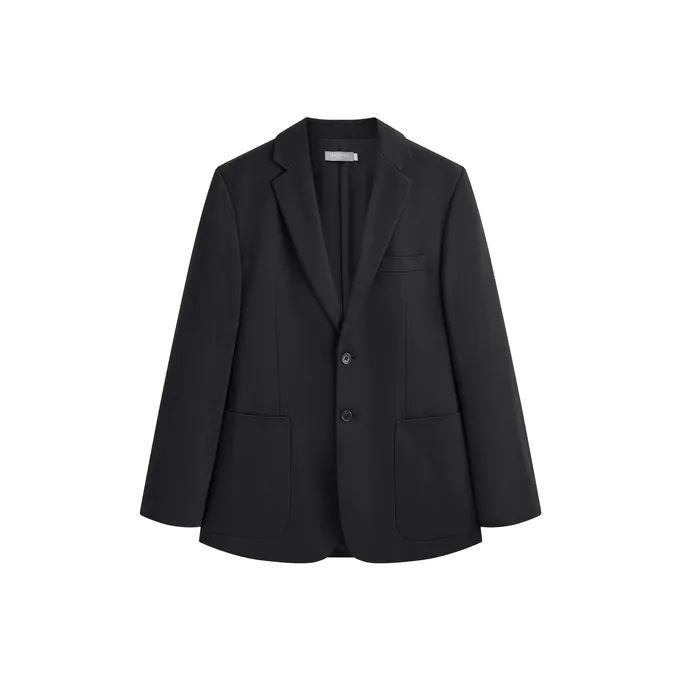 PEACEBIRD MEN Черный Slim Fit Мужской Деловой костюм