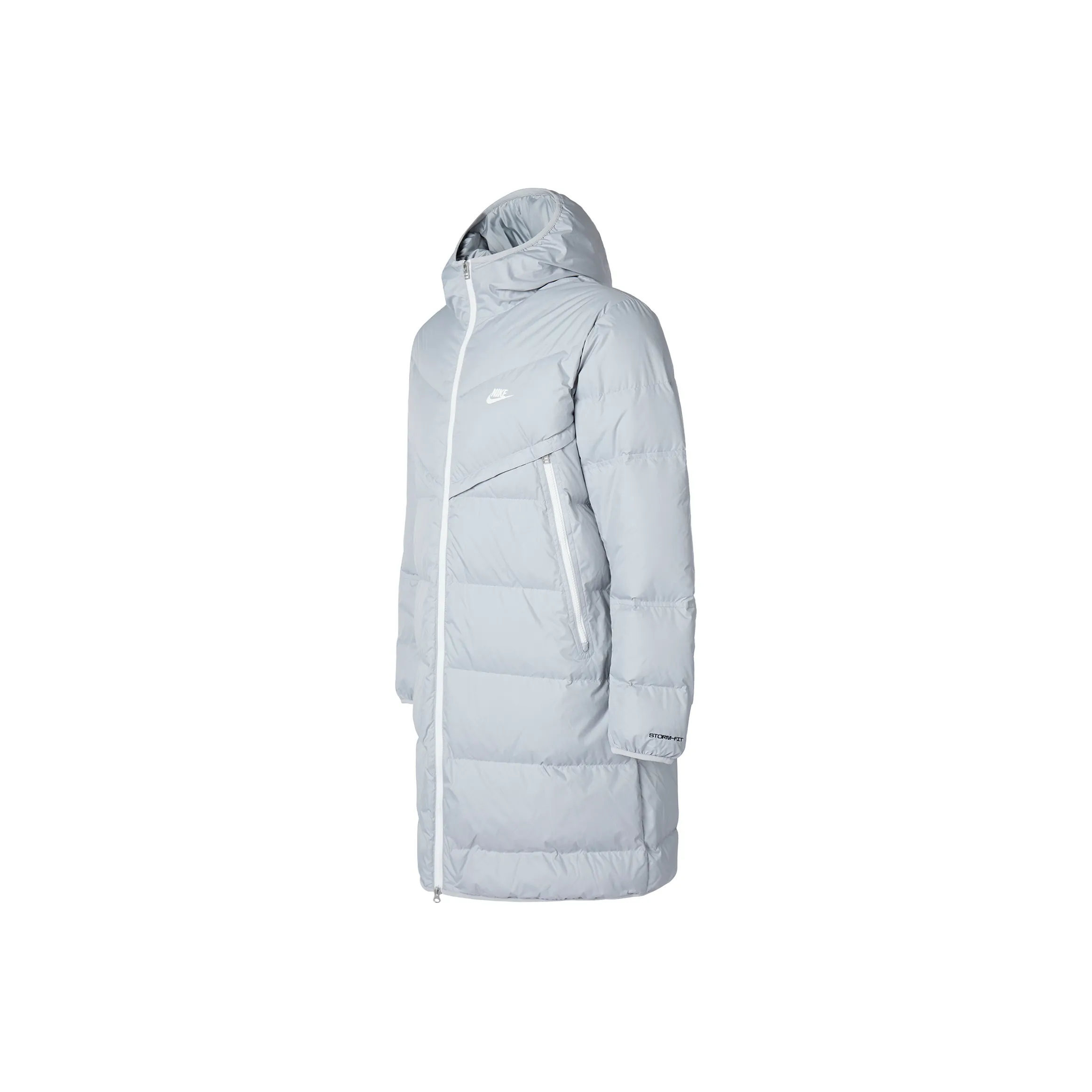Nike Light Gray Men's Down Jackets Nike Светло-серый Мужской Пуховик