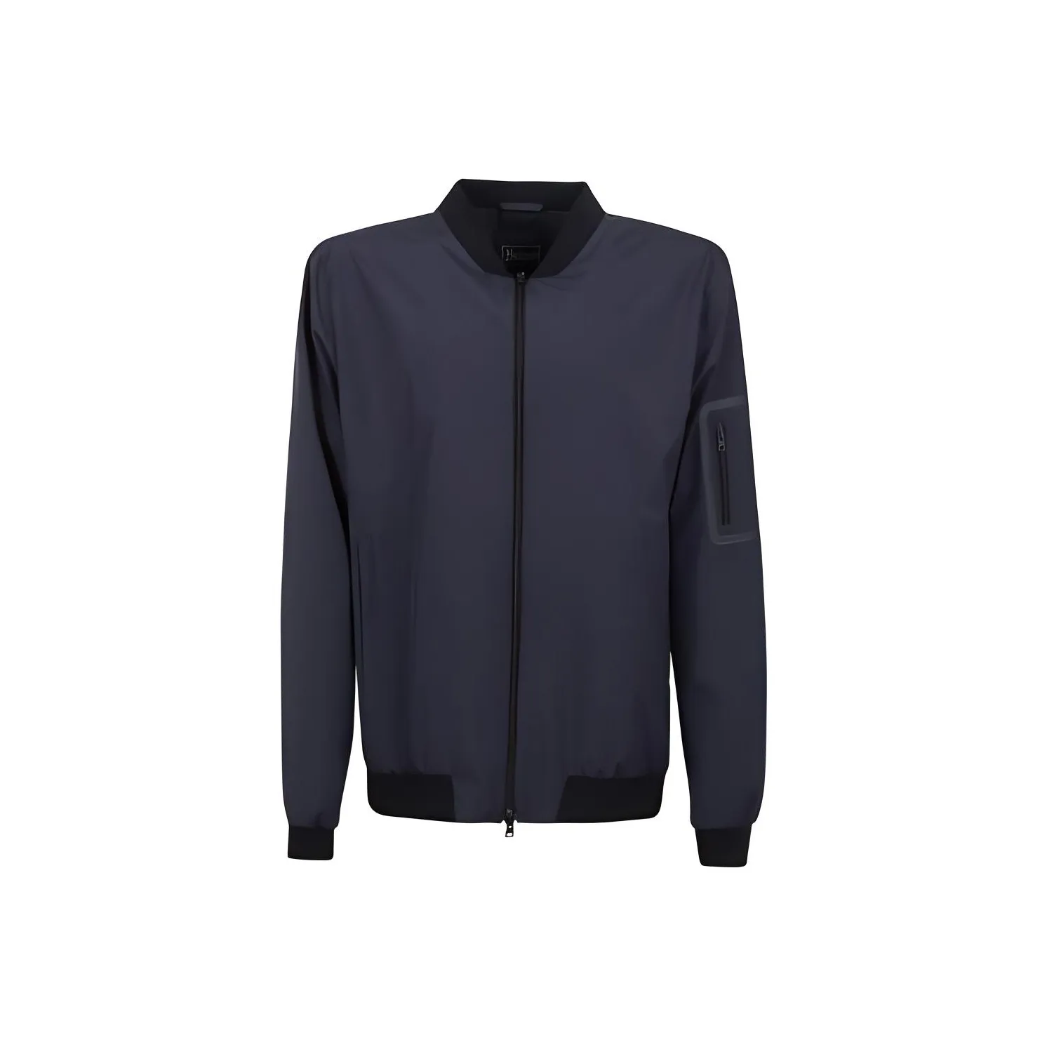 HERNO Zip Up Long Sleeved Bomber Jacket