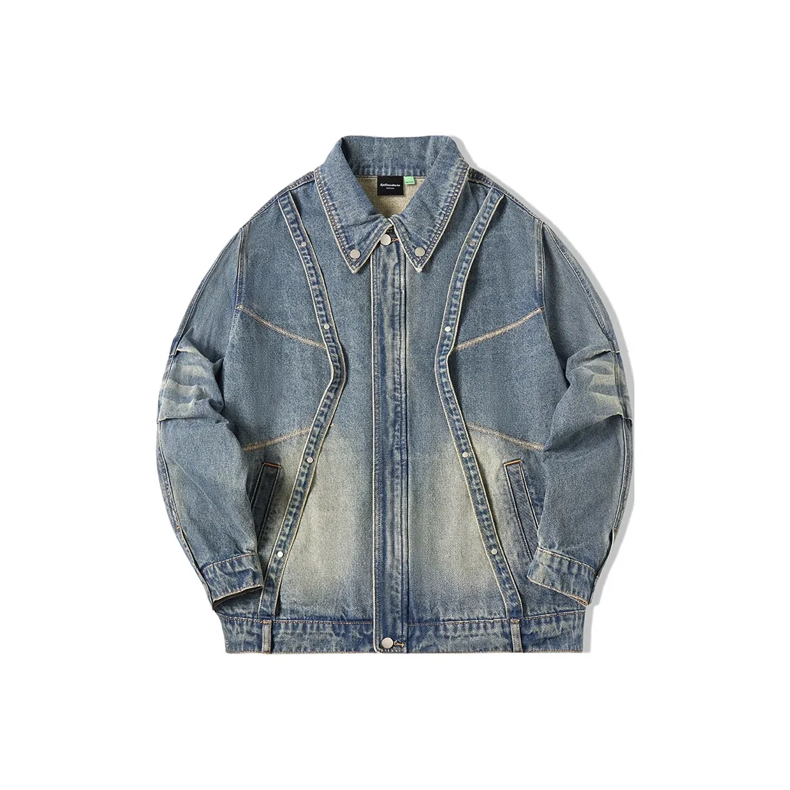 EPTISON Джинсовый синий Унисекс Джинсовые куртки