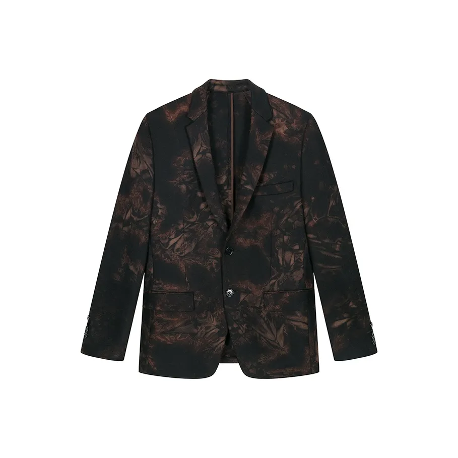 DAVID NAMAN Коричневый Мужской Деловой костюм