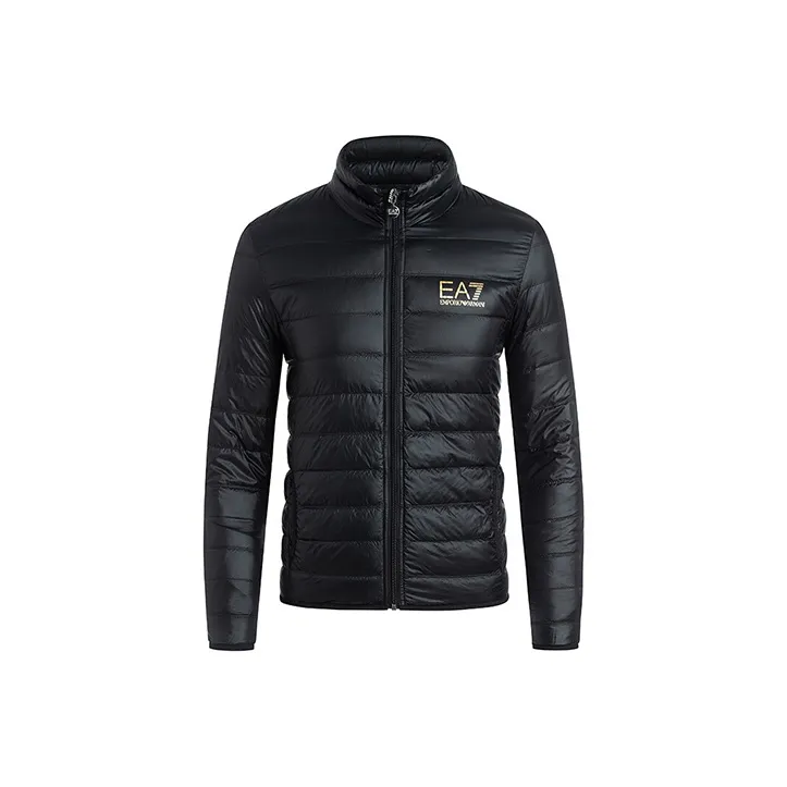 Ea7 EMPORIO ARMANI Zipped Padded Puffer Jacket