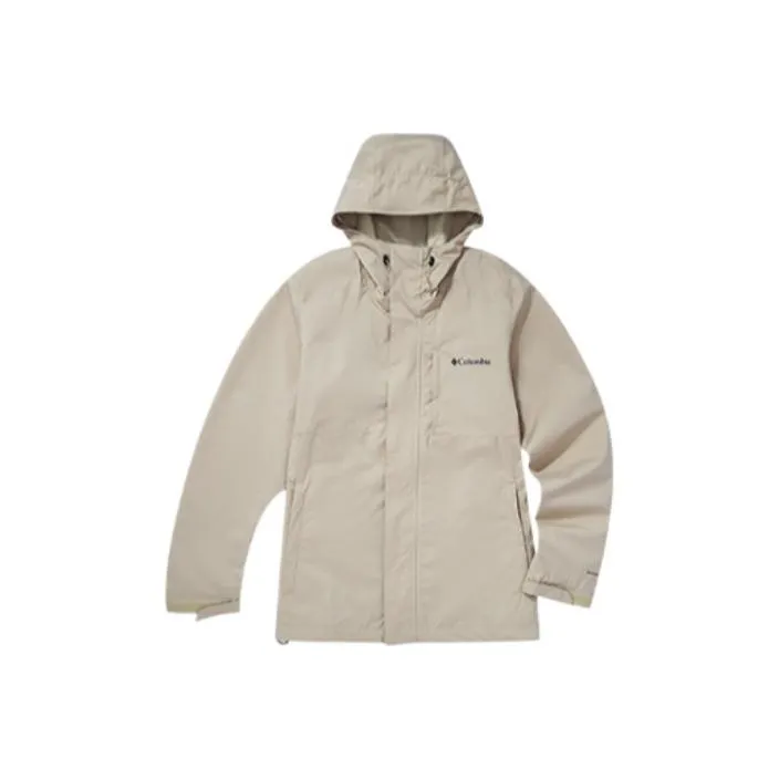 Columbia Водонепроницаемый Ветрозащитный And Дышащий Ветровка Мужской Хаки
