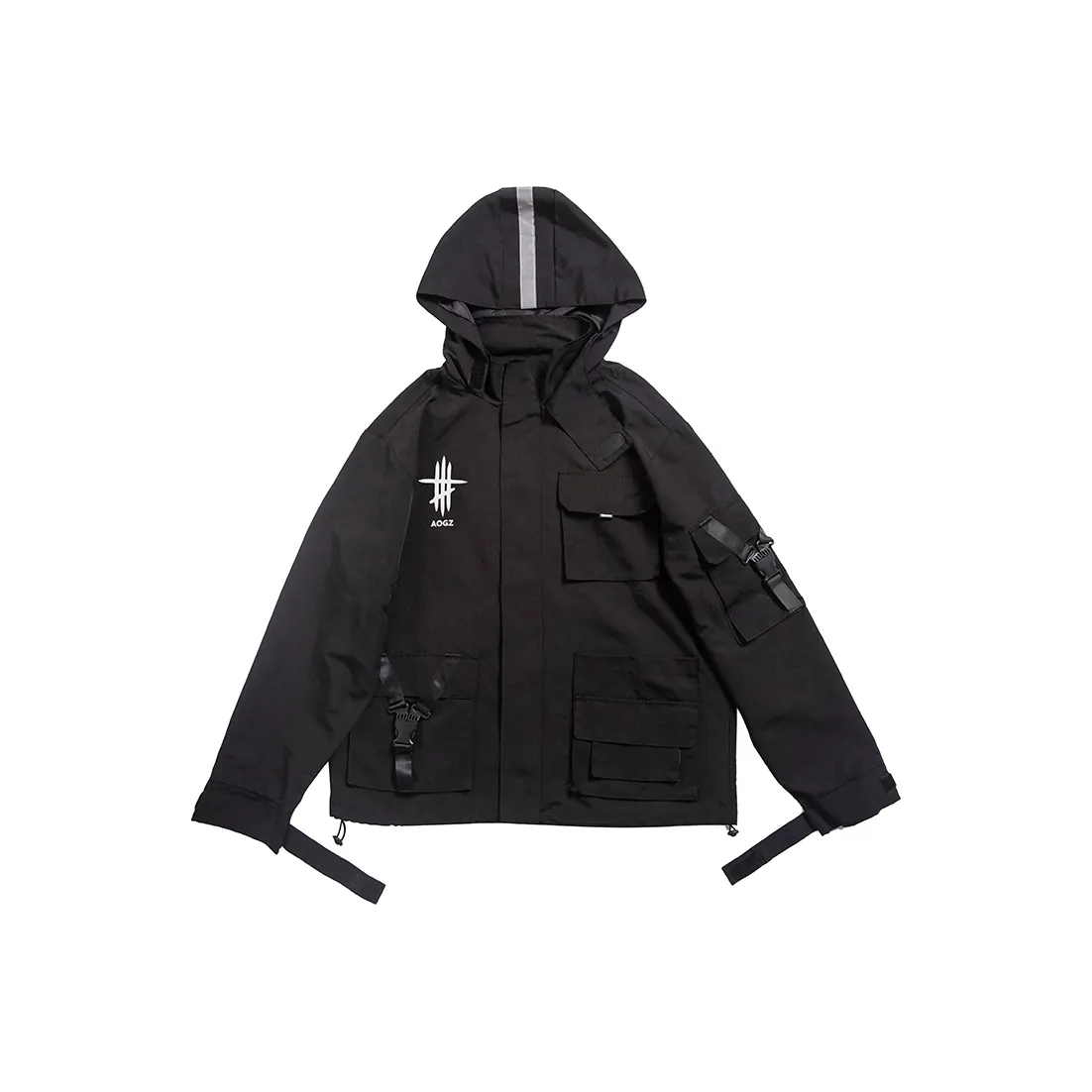 AOGZ Черная унисекс куртка