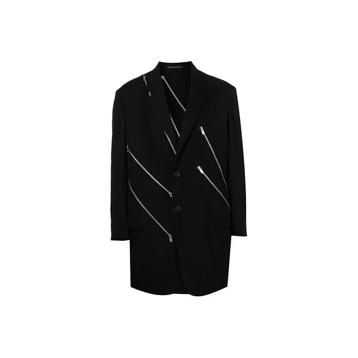 Yohji Yamamoto Zip detail Single breasted Blazer