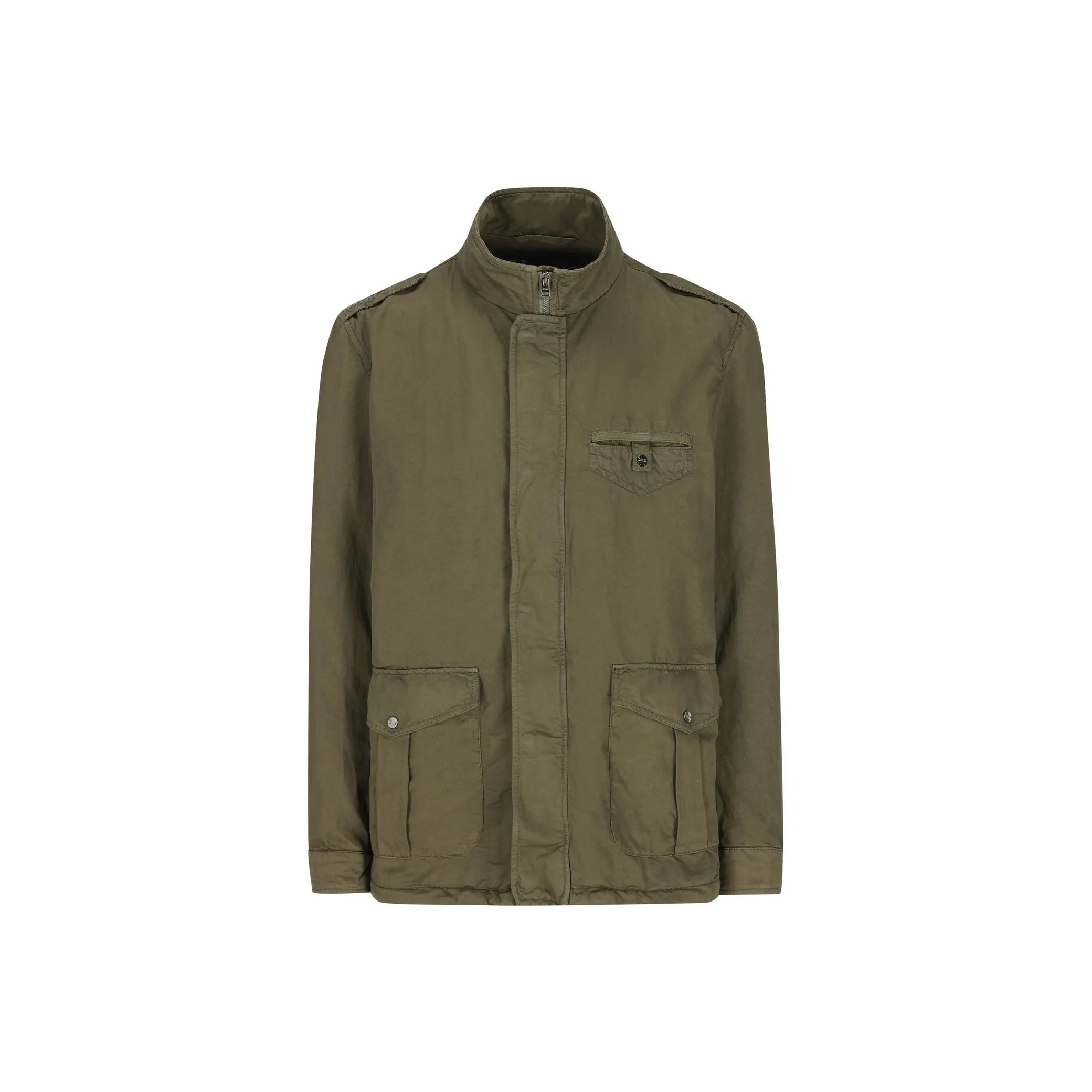 HERNO Zip Up High Neck Jacket