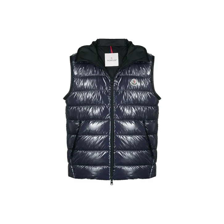 Moncler Down Vest Men's Dark Blue