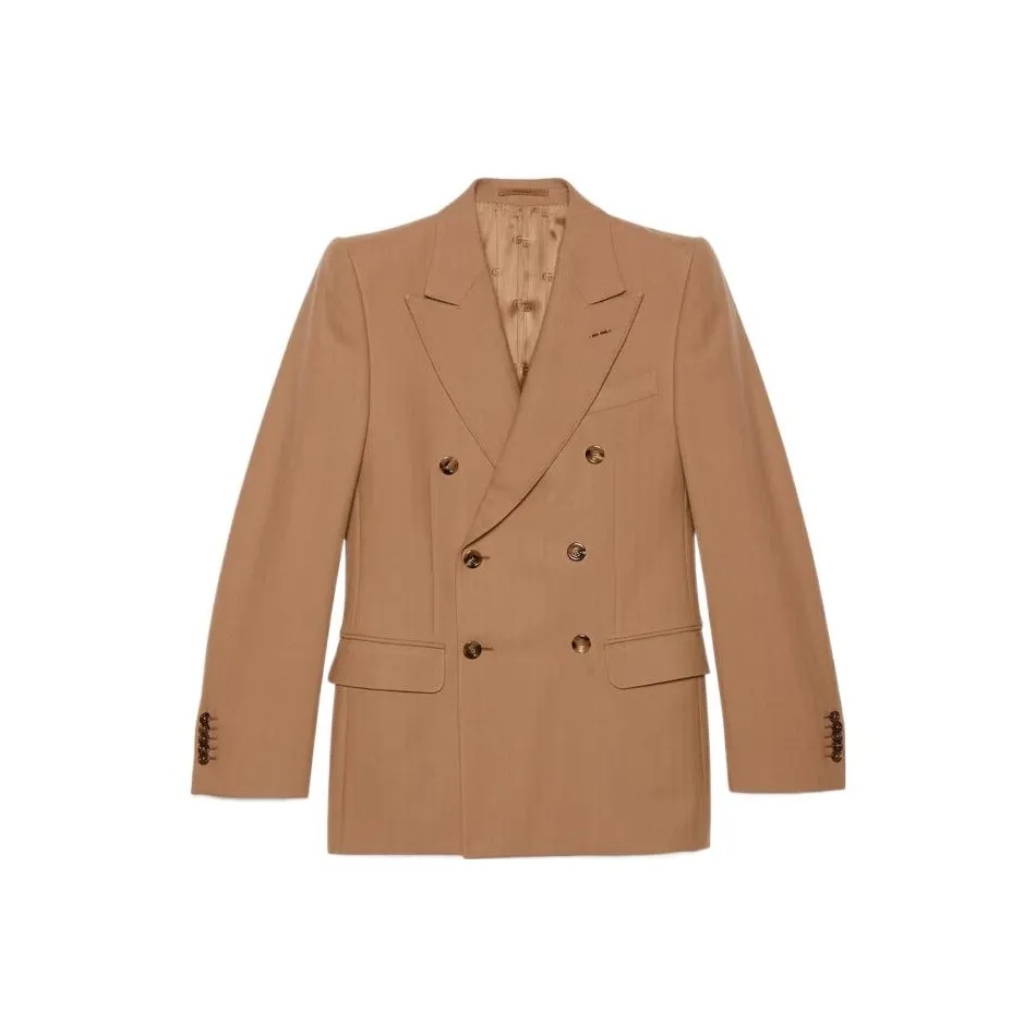GUCCI Business Suits Men's Light Brown