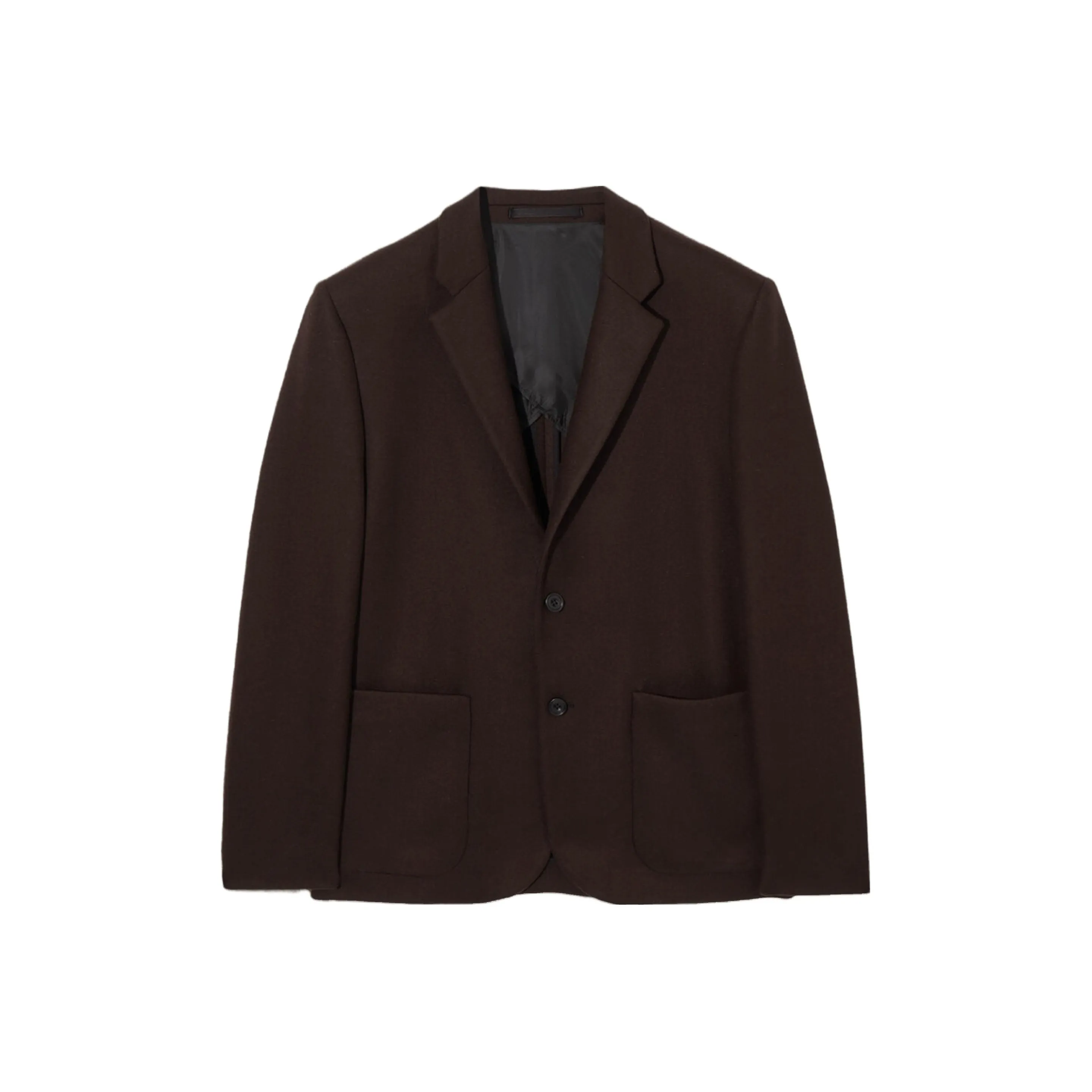 COS Темно-коричневый Мужской Деловой костюм