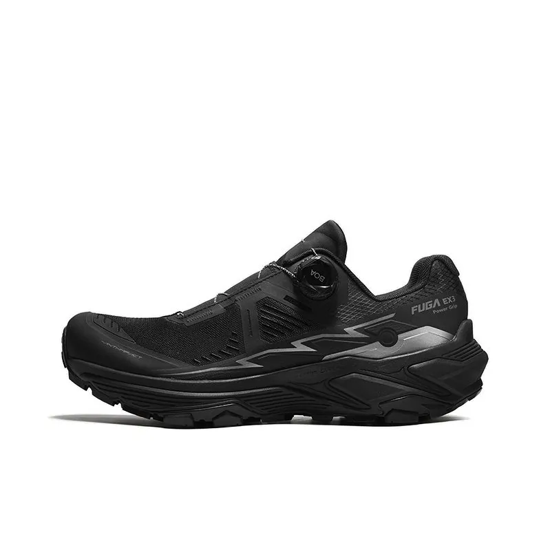 KAILAS FUGA EX3 BOA Shock Absorbers With Slip Resistant Features Low Top Trail Running Shoes Women's Ink Black