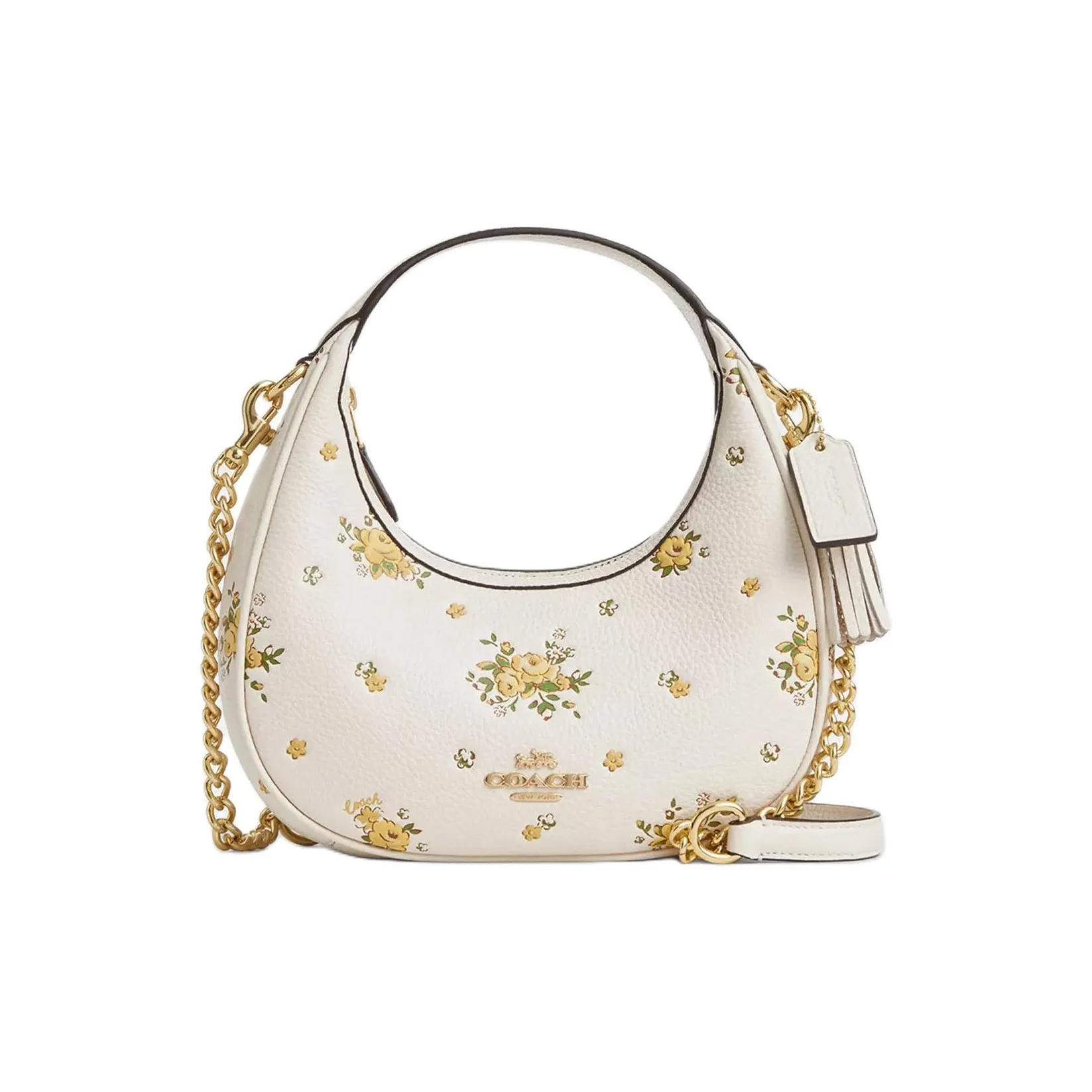 COACH CARMEN Кожа Сумка через плечо Сумка Мини Женская Белая