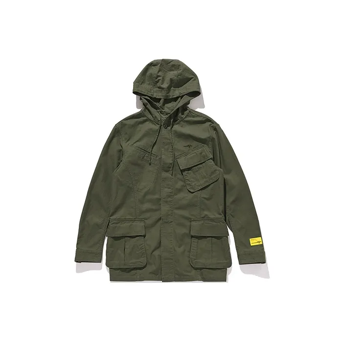 STAYREAL Autobiography Hooded Casual Trench Coat Unisex
