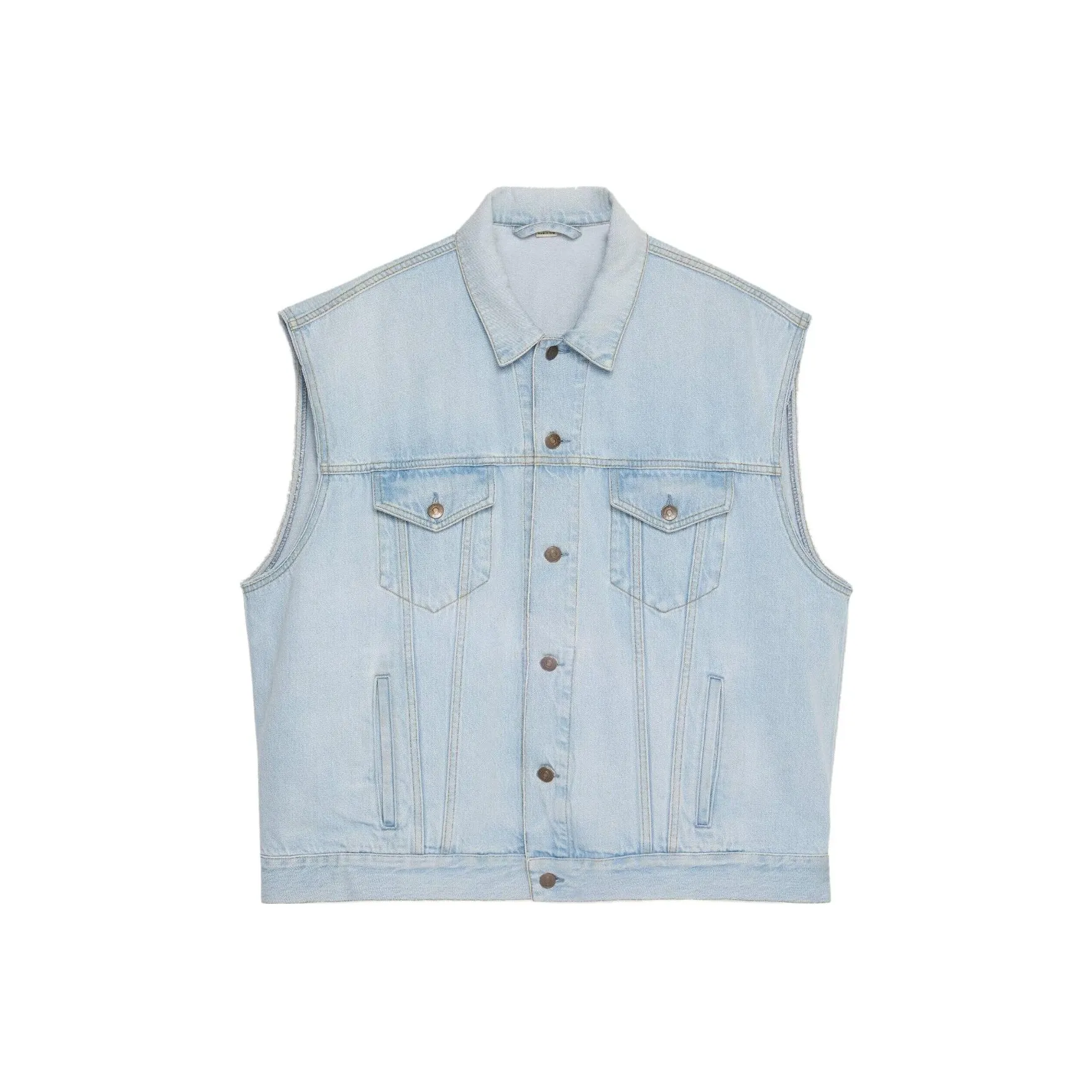 GUCCI Sleeveless Denim Vest Jacket